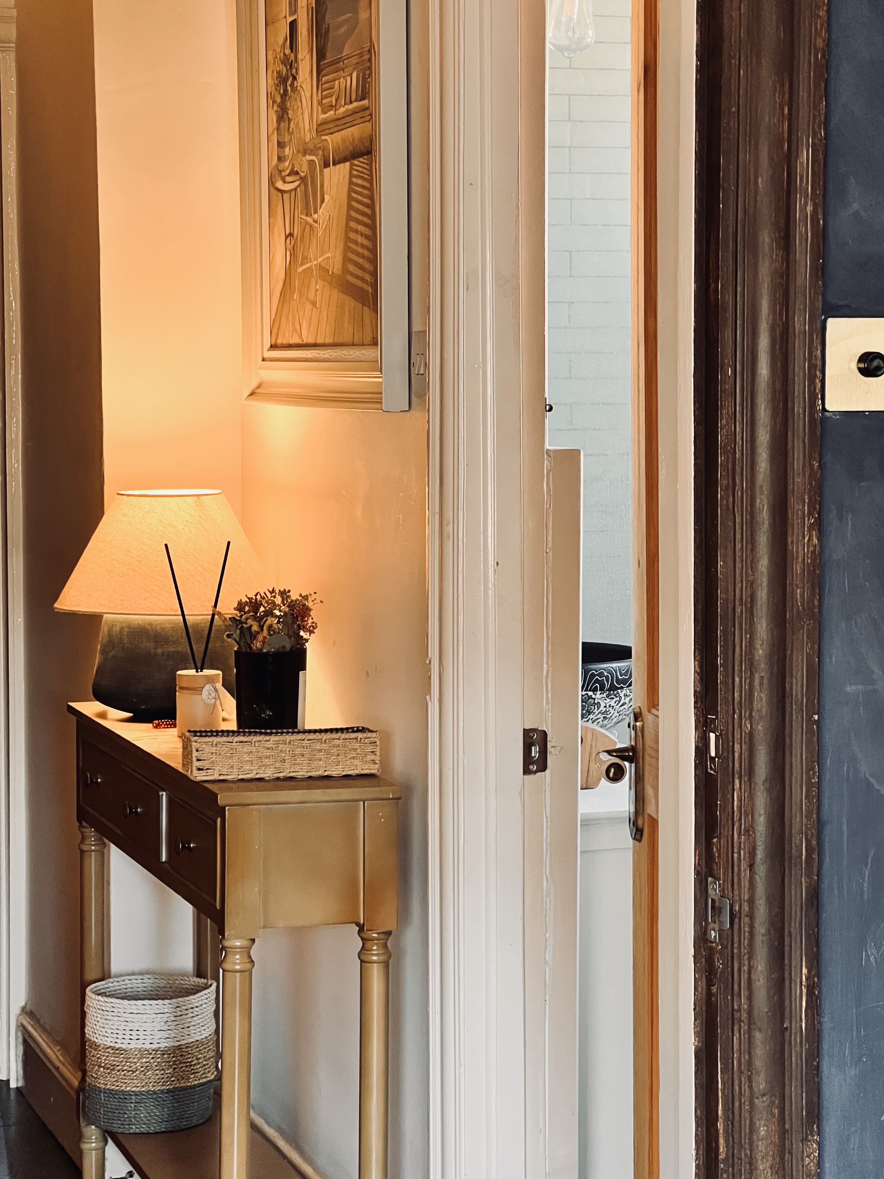 Renovated staircase landing in our Wallington home